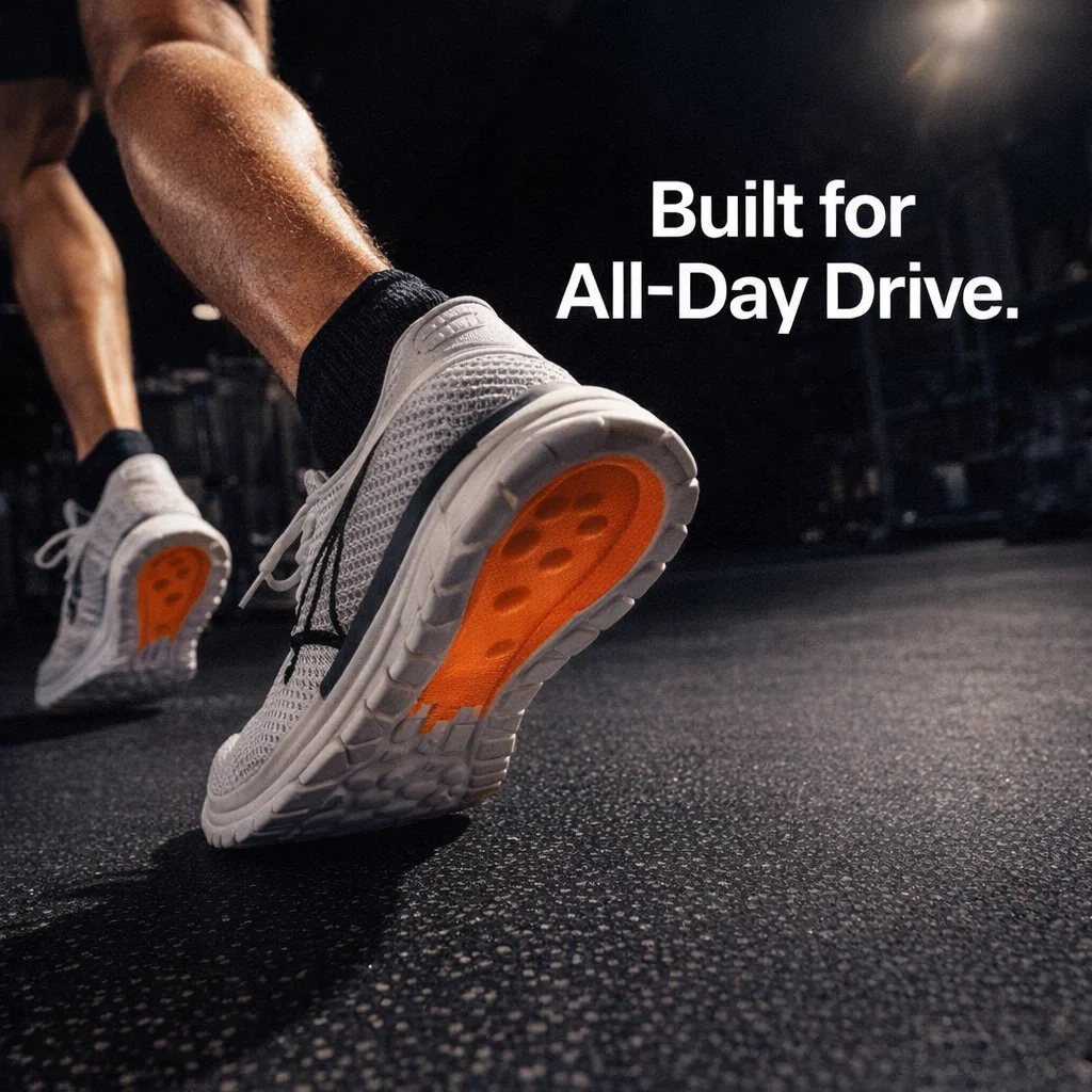 Therapeutic Massage Insoles for Active Comfort - lifestyle view